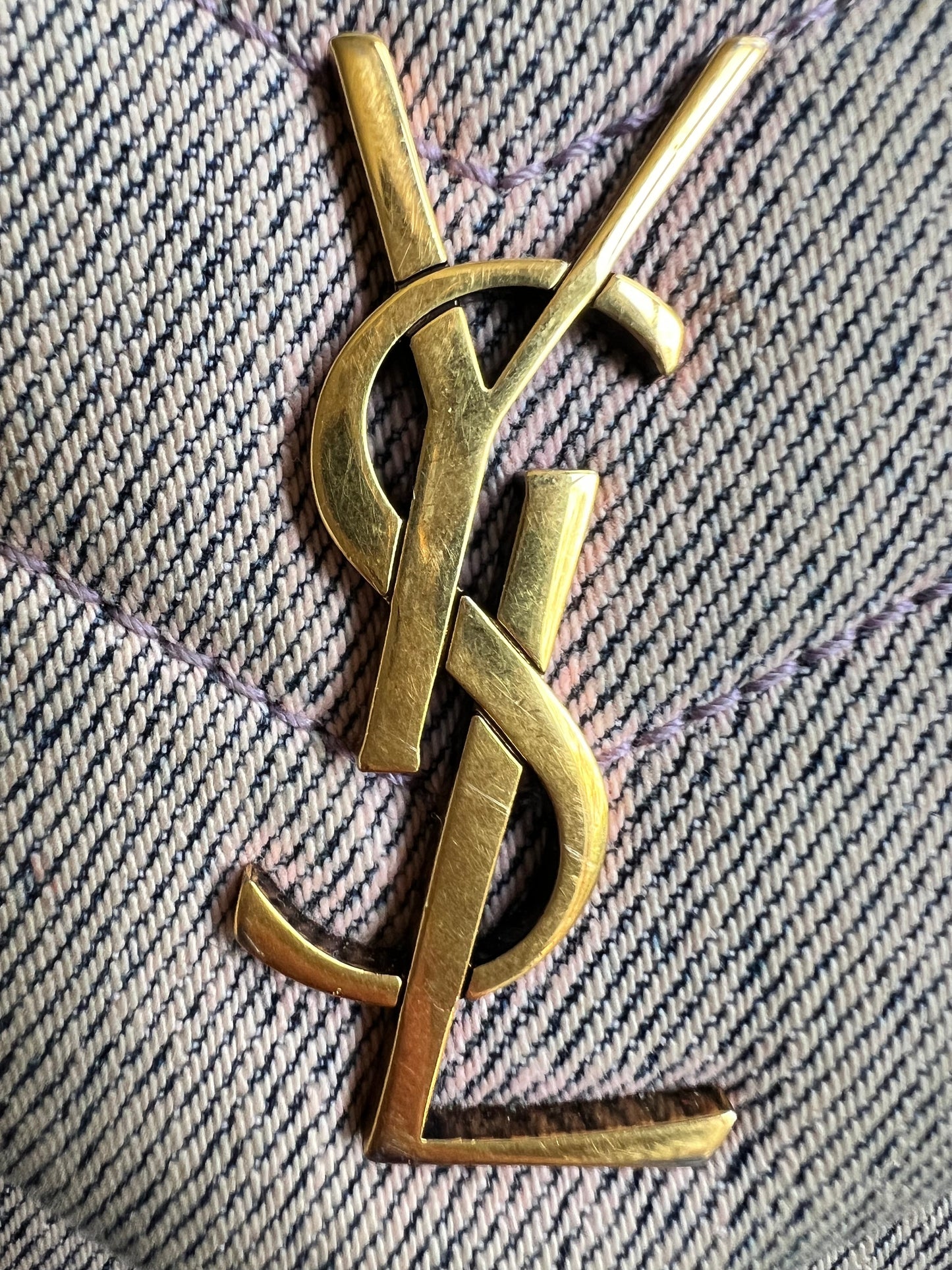 Yves Saint Laurent (YSL) Denim Toy Lou Lou