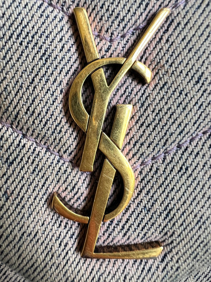 Yves Saint Laurent (YSL) Denim Toy Lou Lou