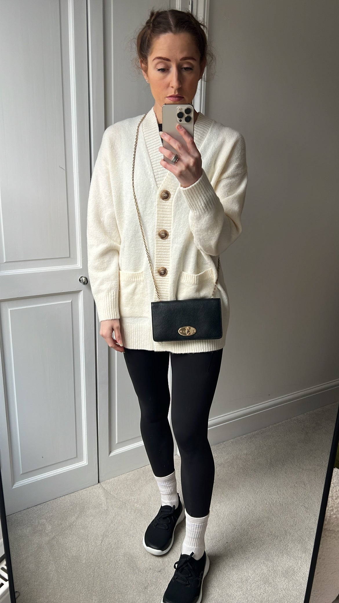 Mulberry Black Bayswater Clutch (RRP £495)