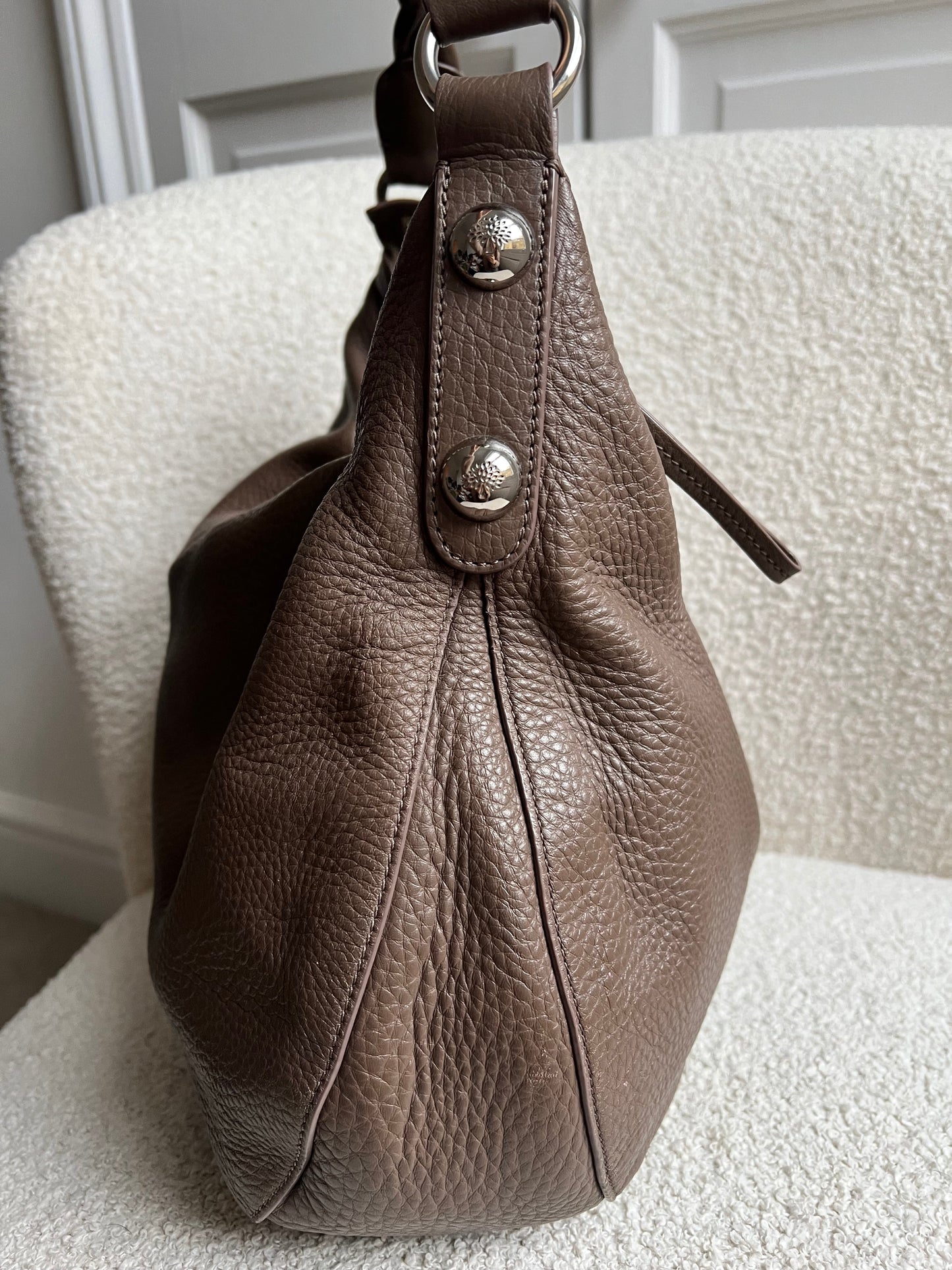 Mulberry Taupe Daria Hobo (RRP £795)
