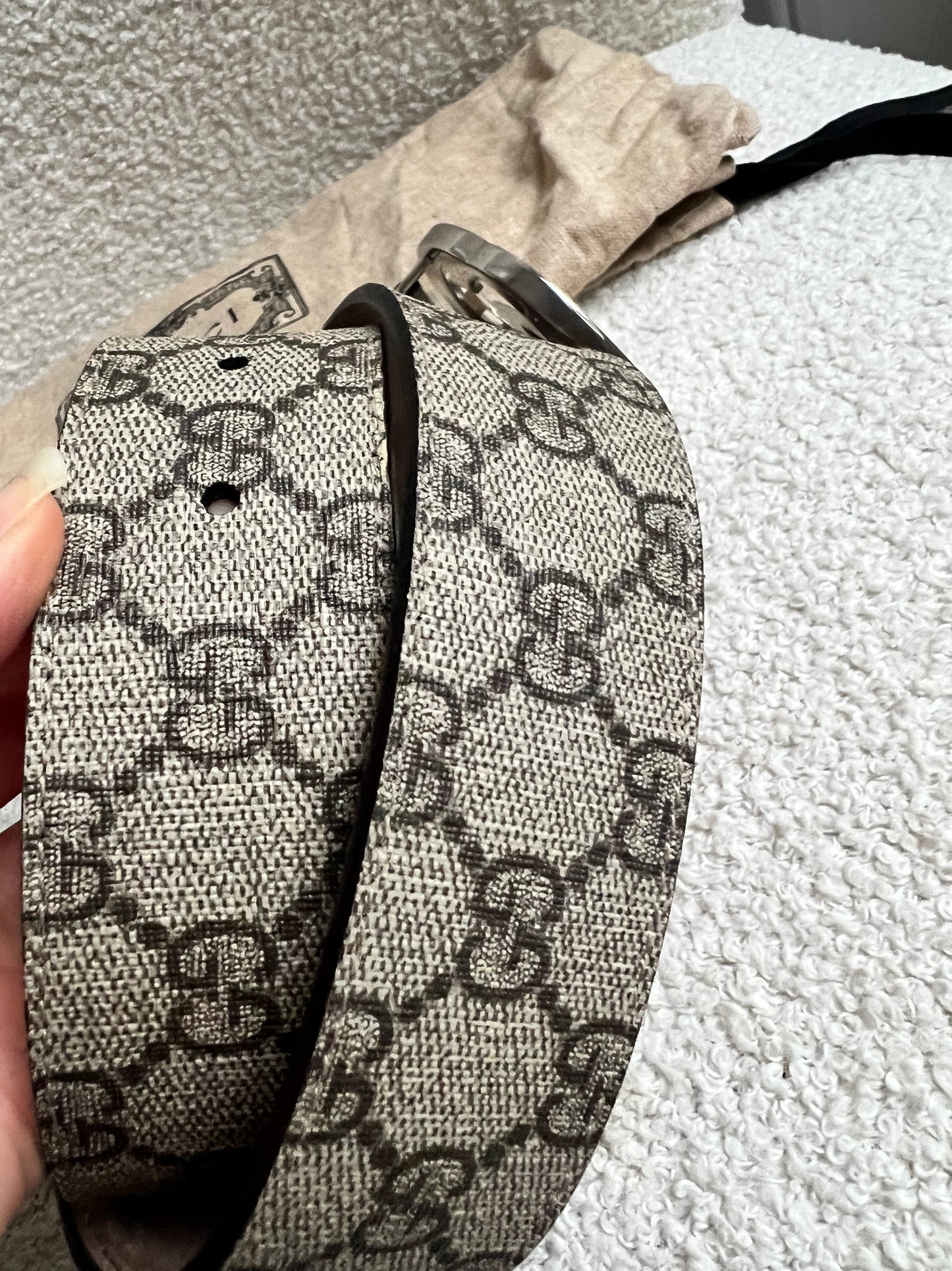 Gucci Interlocking GG Belt Supreme (RRP £360)