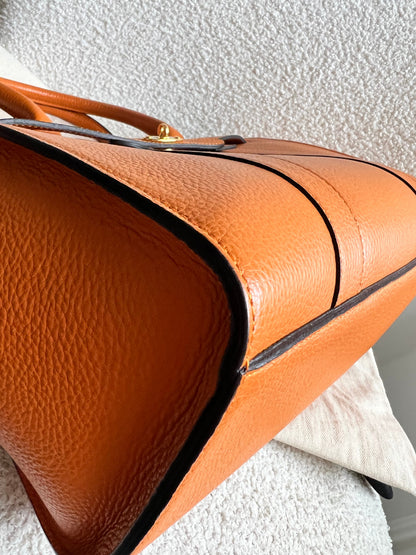 Mulberry Orange Small Zipped Bayswater (RRP £1,195)