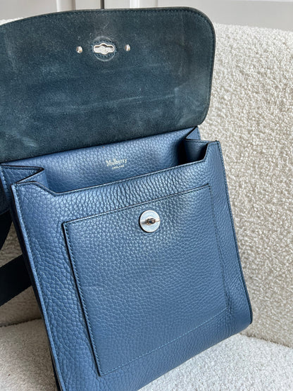 Mulberry Medium Deep Sea Blue Antony (RRP £695)