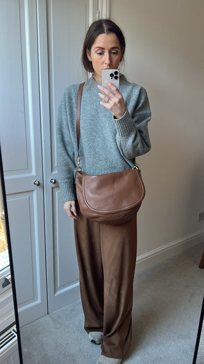 Mulberry Oak Large Effie Satchel