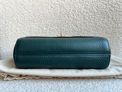 Mulberry Regular Lily in Mulberry Green Heavy Grain (RRP £1095)