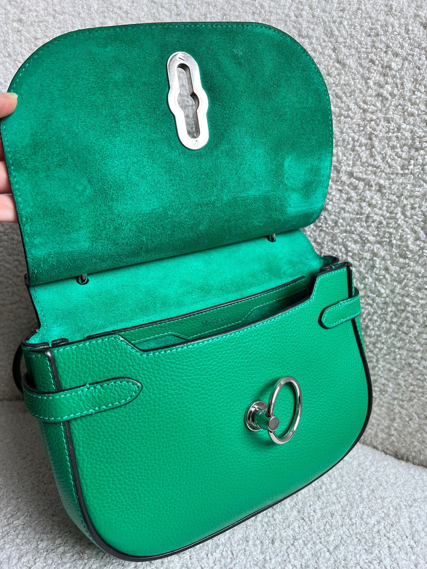 Mulberry Lawn Green Amberley Satchel (RRP £795)