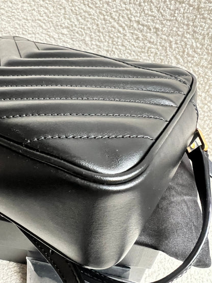 Yves Saint Laurent (YSL) Black Lou Camera Bag (RRP £1,350)