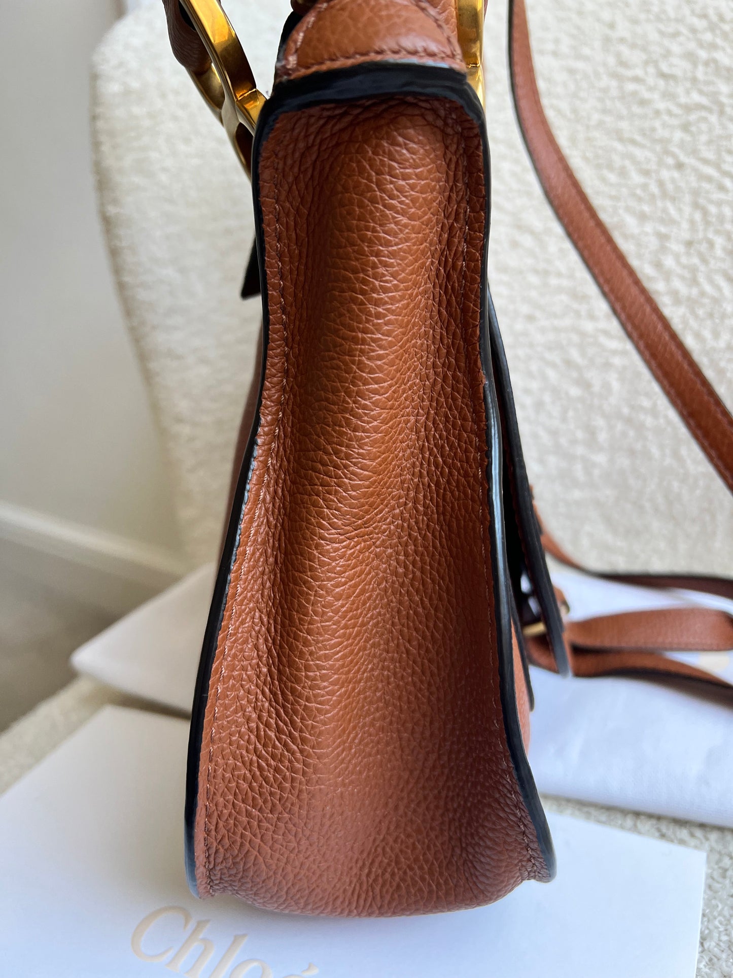 Chloe Tan Small Marcie Double Carry Bag (RRP £1690)