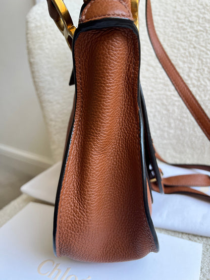 Chloe Tan Small Marcie Double Carry Bag (RRP £1690)