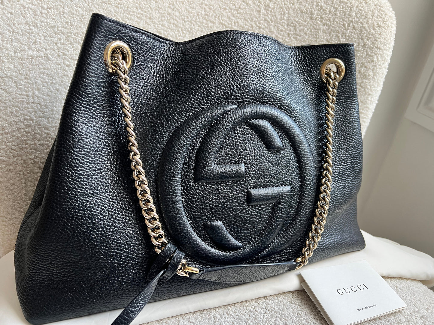 Gucci Black Soho Chain Tote (RRP £1350)