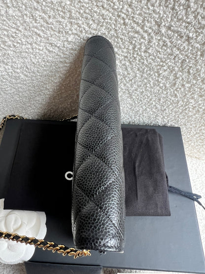 Chanel Black Caviar Wallet on Chain (RRP £2,930)