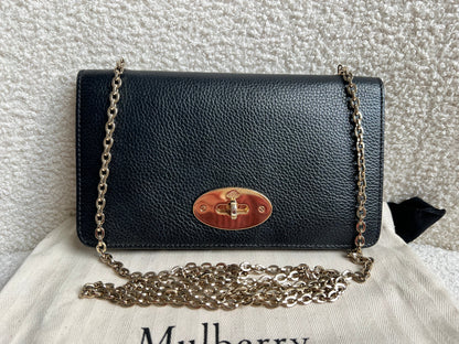 Mulberry Black Bayswater Clutch (RRP £495)