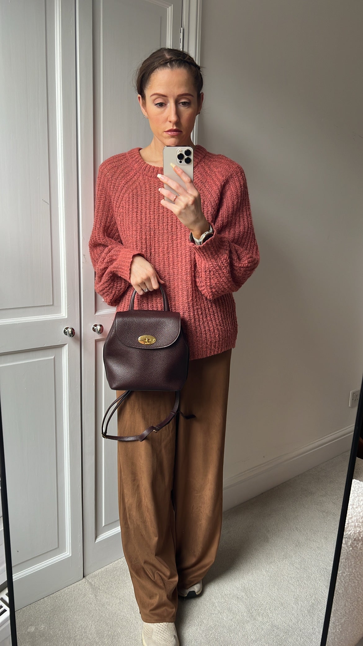 Mulberry Rosewater Mini Bayswater Backpack (RRP £695)