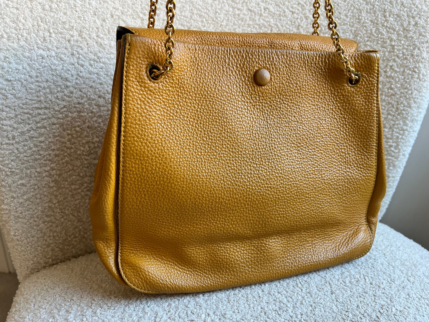 Mulberry Deep Amber Marloes Satchel (RRP £1095)