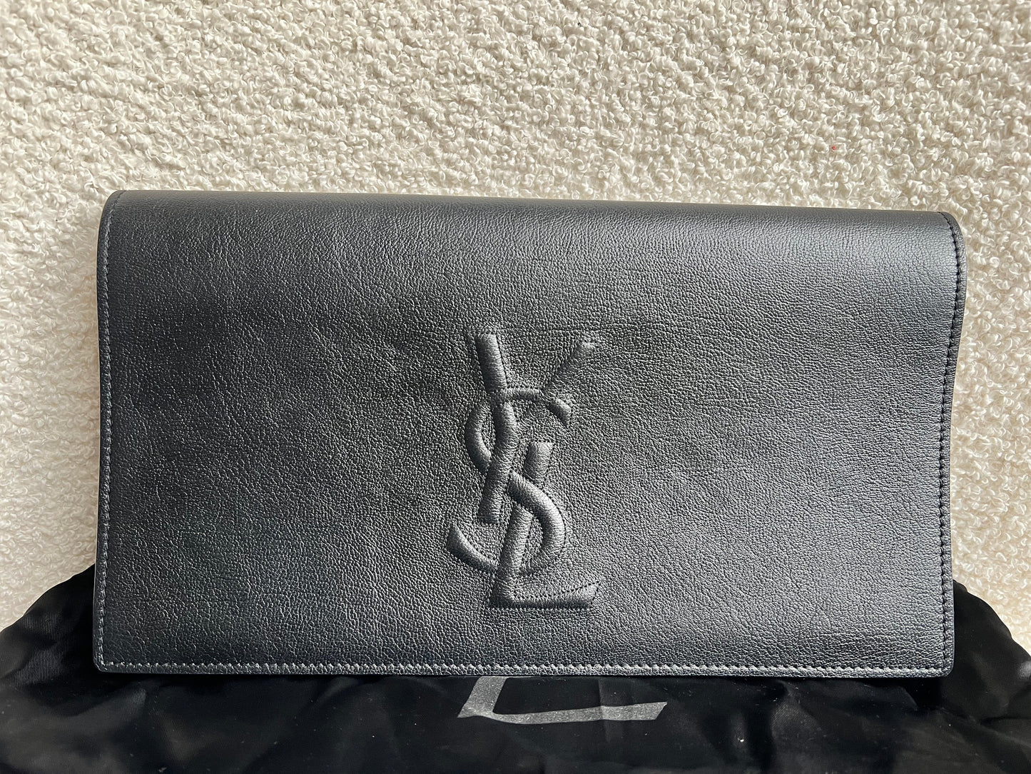 Yves Saint Laurent (YSL) Black Belle de Jour Clutch