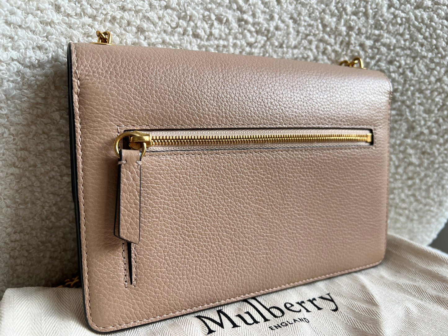 Mulberry Rosewater Small Darley Shoulder Bag (RRP £695)