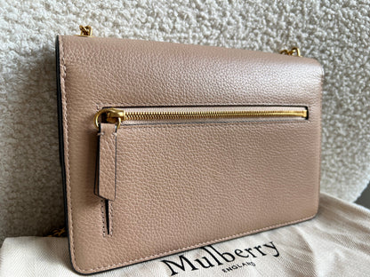 Mulberry Rosewater Small Darley Shoulder Bag (RRP £695)