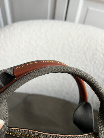 Mulberry Large Clipper Bag in Mole Cognac Scotchgrain (RRP £995)