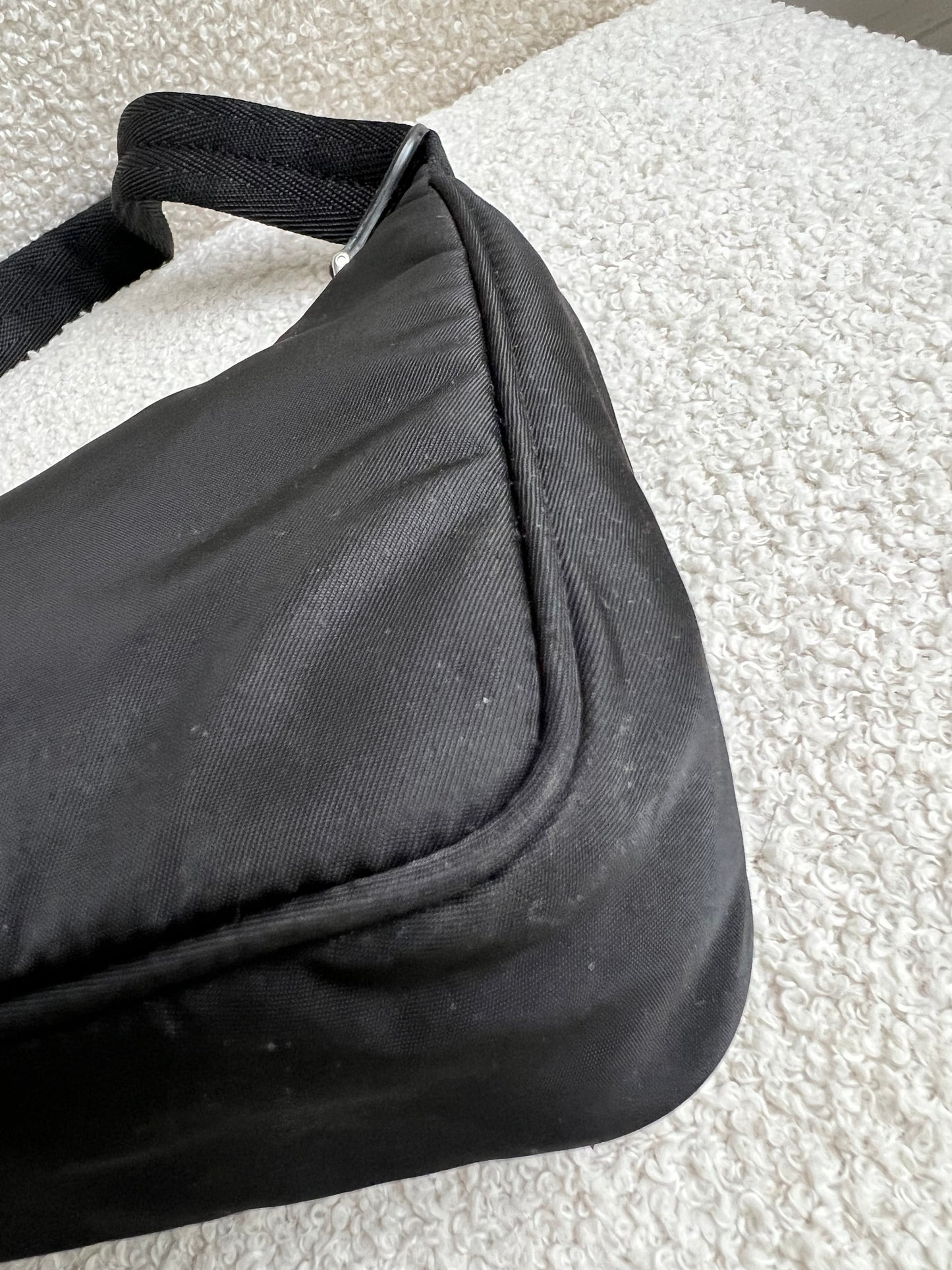 Prada Re-edition Black Nylon Shoulder Bag (RRP £920)