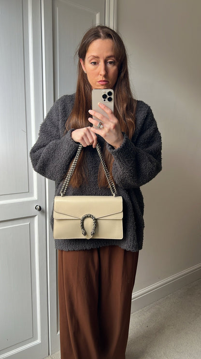 Gucci Dionysus GG White Small Shoulder Bag (RRP £2,670)