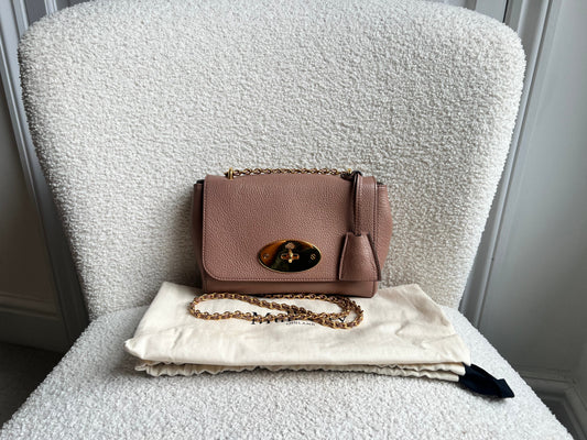 Mulberry Dark Blush Regular Lily with Gold Hardware (RRP £995)