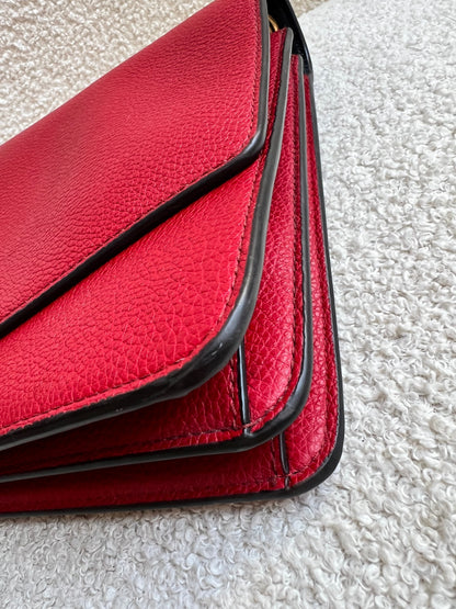 Mulberry Scarlet Red Large Darley Shoulder Bag (RRP £895)