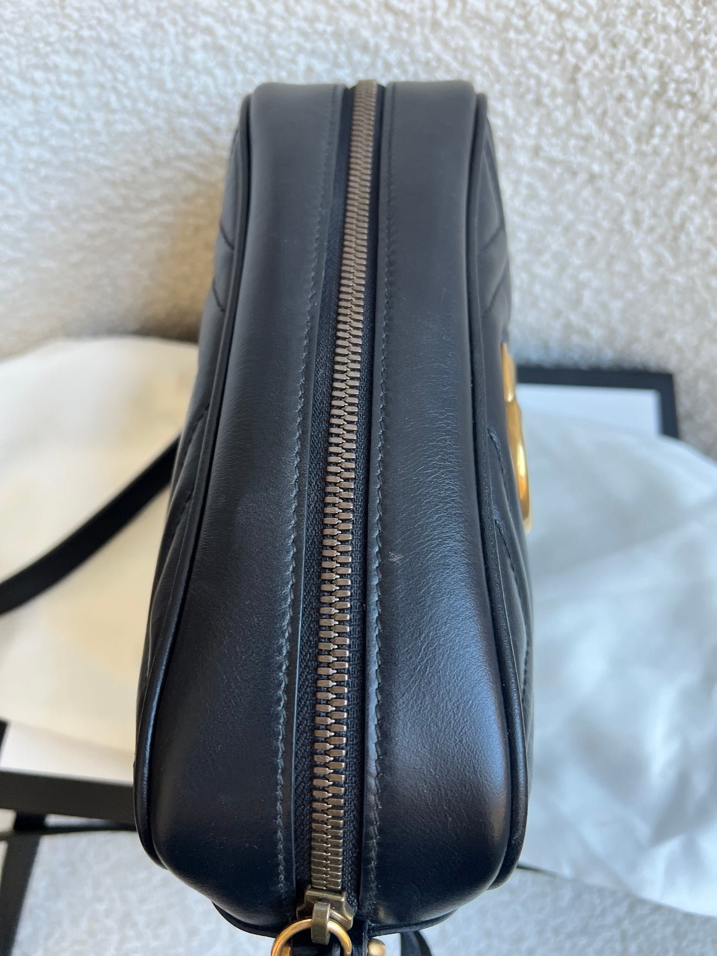 Gucci GG Black Marmont Small Shoulder Bag (RRP £1440)