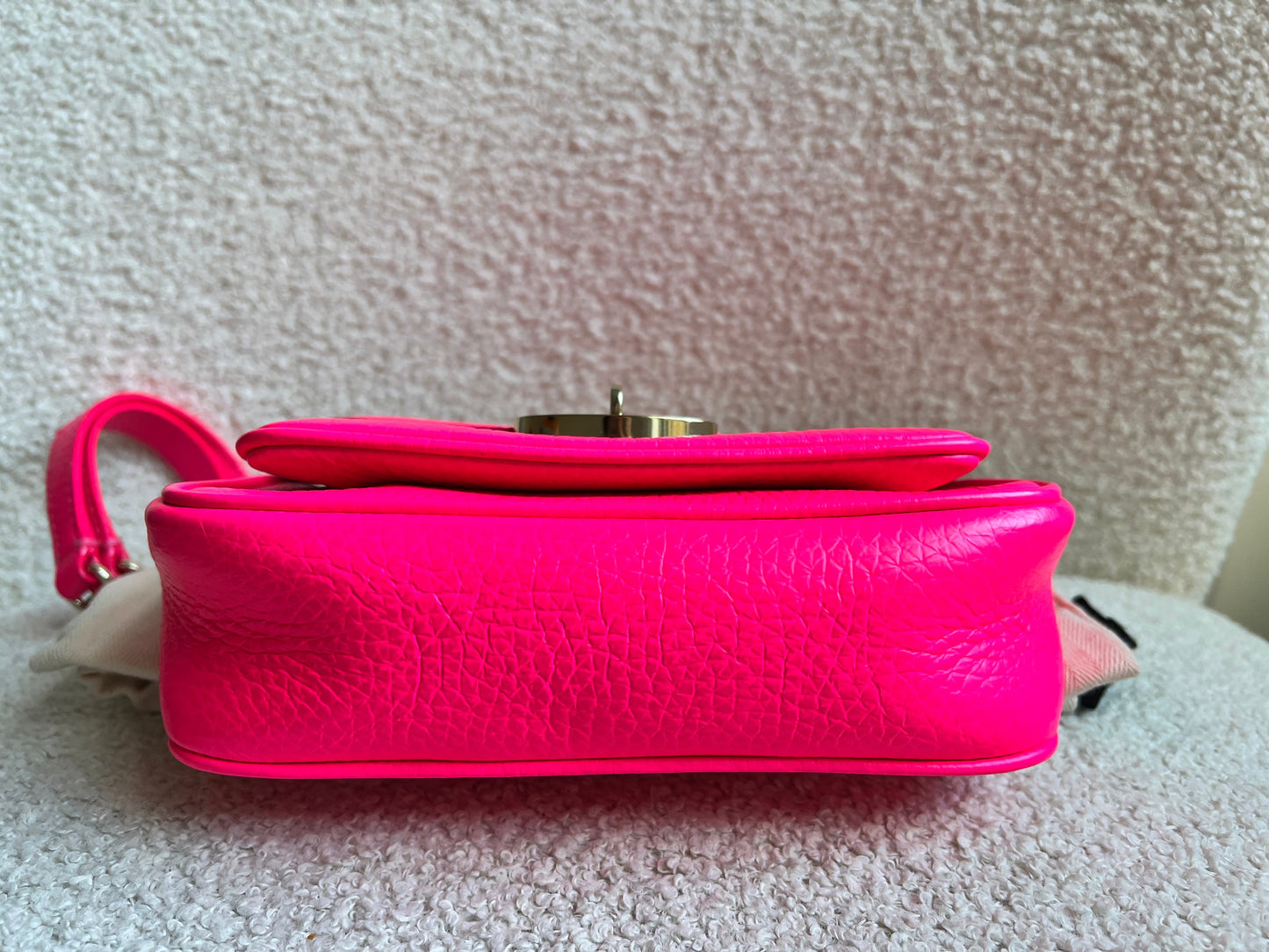 Mulberry Neon Pink Mini Darley Shoulder Bag (RRP £725)