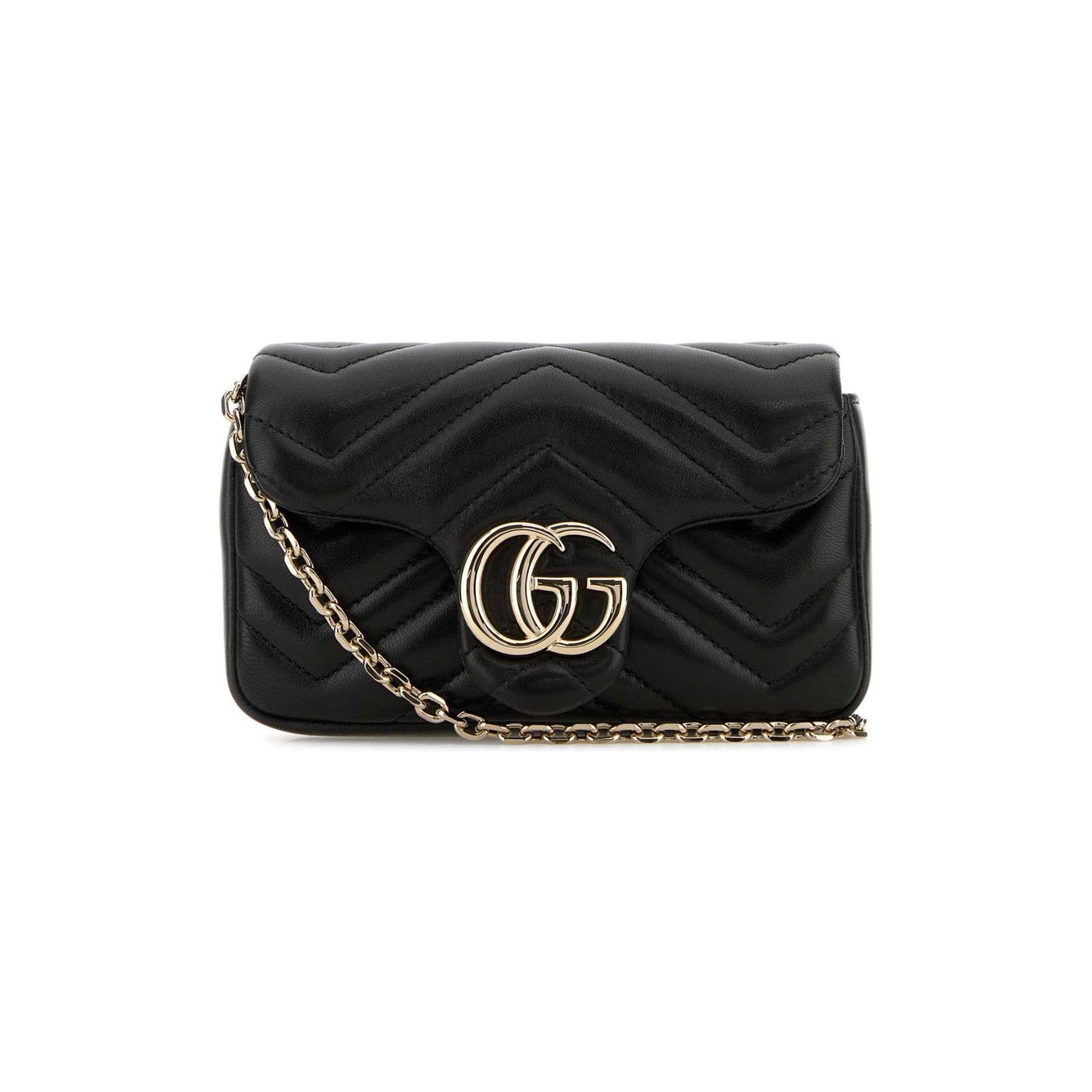 GG Marmont black mini shoulder bag