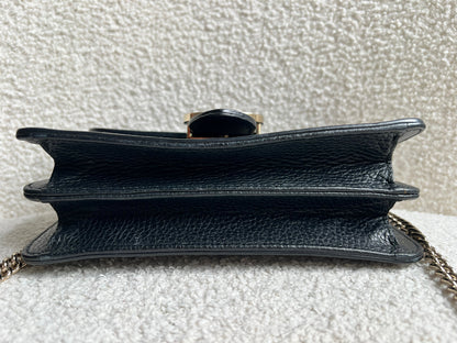 Gucci Interlocking GG Black Small Shoulder Bag
