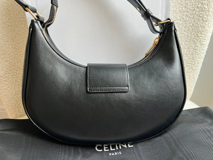 Celine Medium Ava Triomphe in Black (RRP £1850)