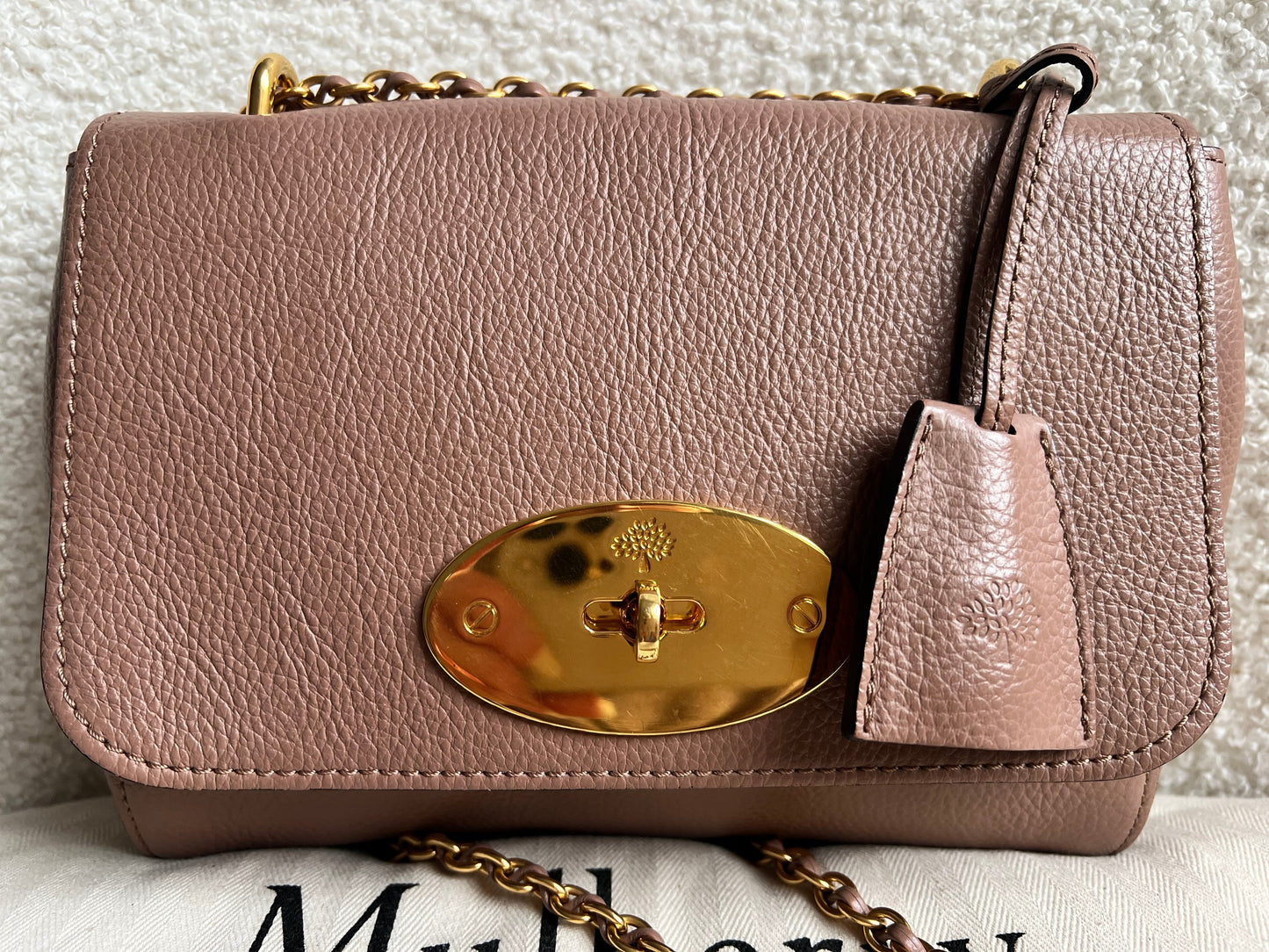 Mulberry Dark Blush Regular Lily with Gold Hardware (RRP £995)