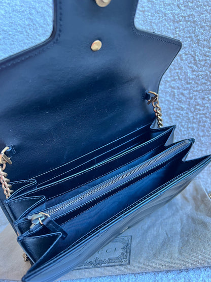 Gucci Black GG Marmont Matelasse Mini Bag (RRP £1440)