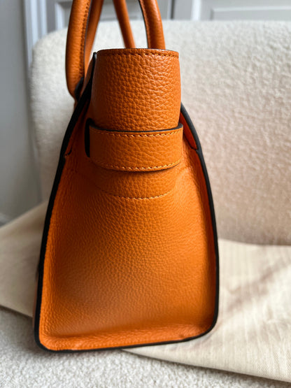 Mulberry Orange Small Zipped Bayswater (RRP £1,195)