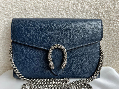 Gucci Dionysus Navy Mini Chain Bag (RRP £1340)