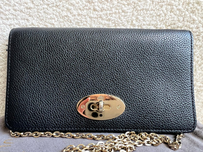 Mulberry Black Bayswater Clutch (RRP £495)