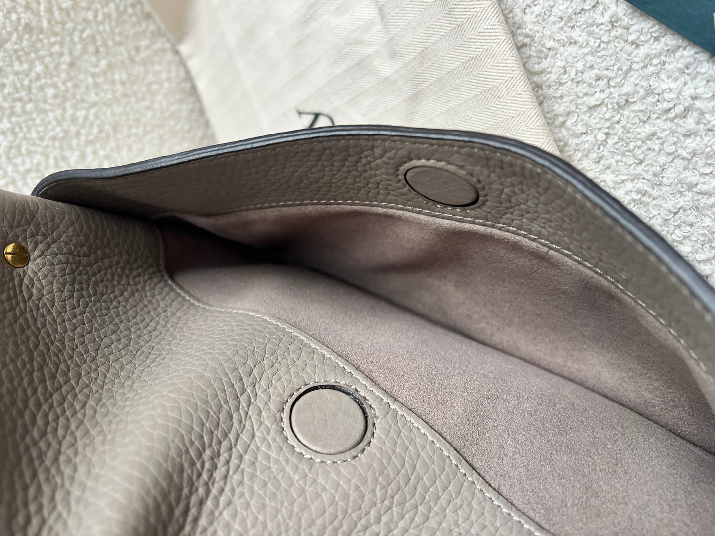 Mulberry Solid Grey Darley Shoulder Bag (RRP £1095)