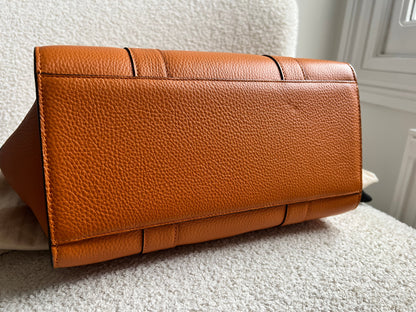 Mulberry Orange Small Zipped Bayswater (RRP £1,195)