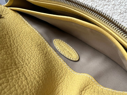 Mulberry Camomile Yellow Bayswater Clutch (RRP £495)