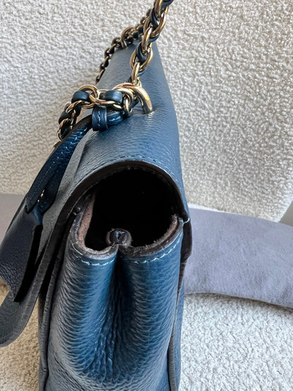 Mulberry Deep Sea Blue Medium Lily with Gold Hardware (RRP £1050)