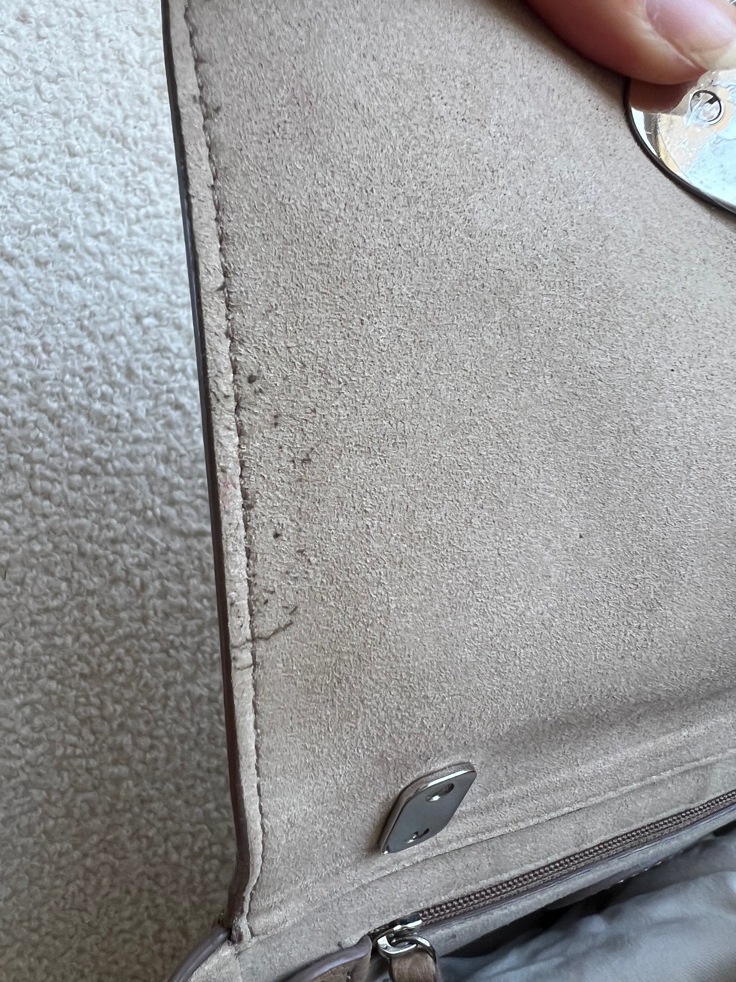 Mulberry Mushroom Grey Regular Lily with Silver Hardware (RRP £995)