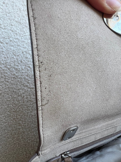 Mulberry Mushroom Grey Regular Lily with Silver Hardware (RRP £995)