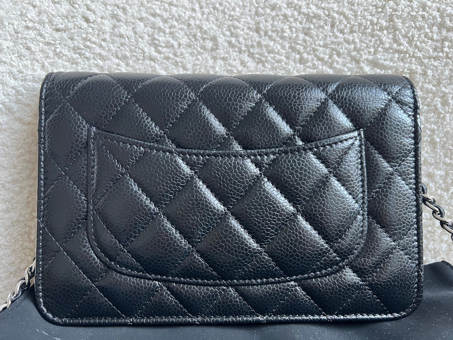Chanel Black Caviar Wallet on Chain (RRP £2,930)
