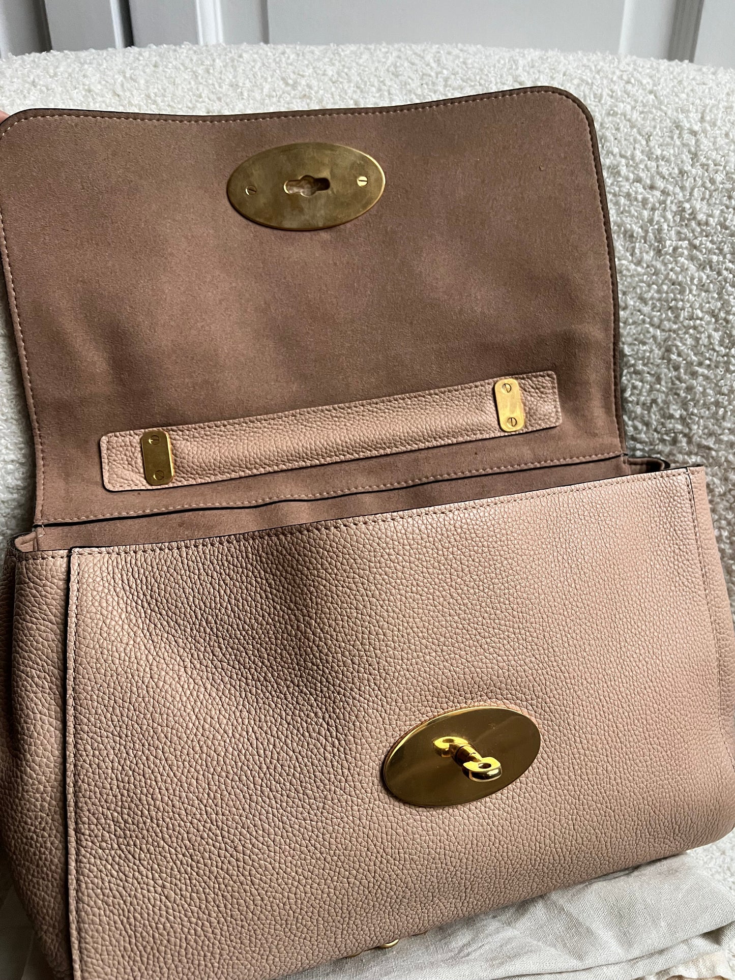 Mulberry Rosewater Medium Lily with Gold Hardware (RRP £1095)