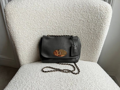 Mulberry Grey Regular Lily with Gold Hardware (RRP £995)