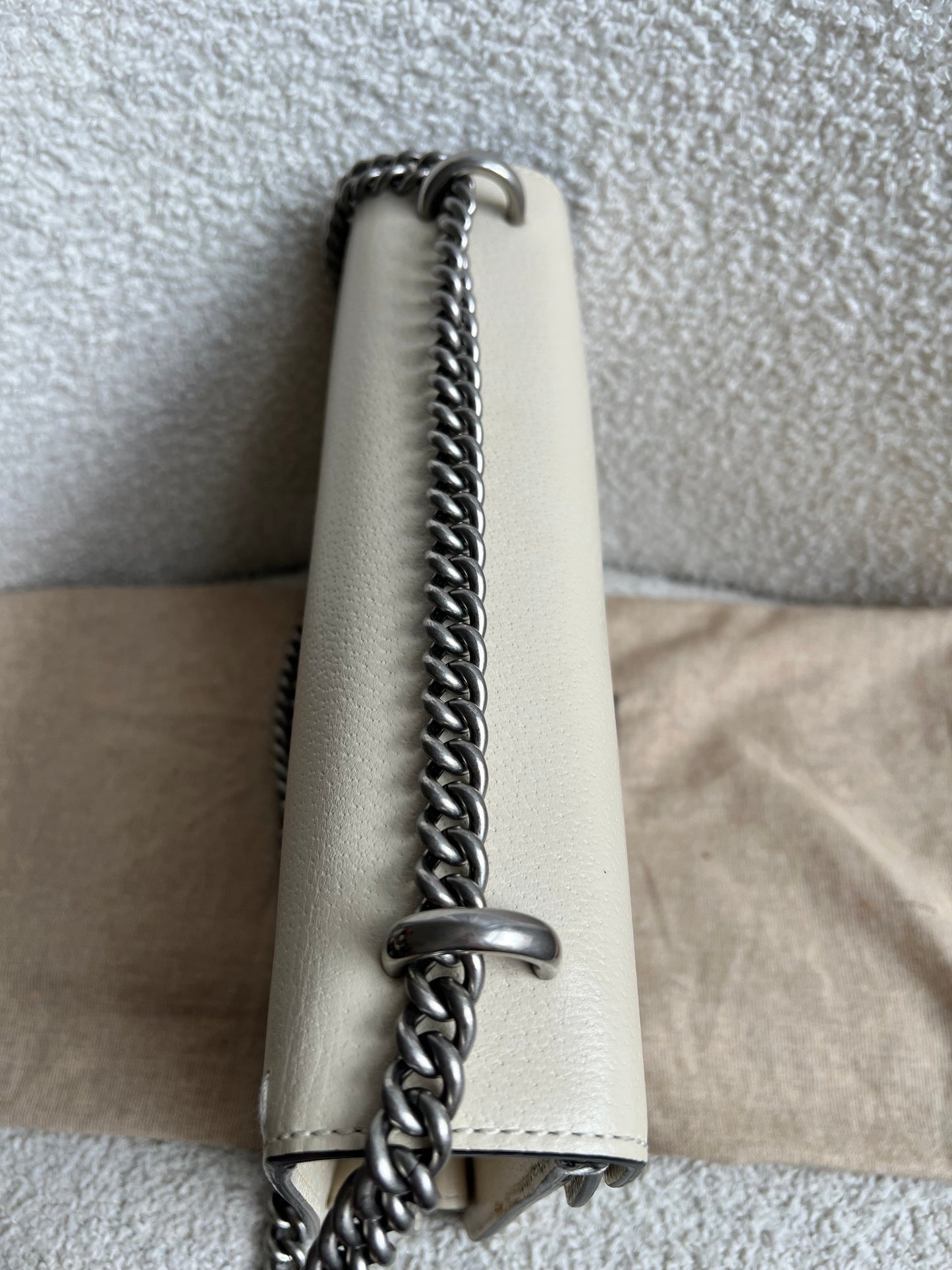 Gucci Dionysus GG White Small Shoulder Bag (RRP £2,670)