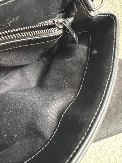 Yves Saint Laurent (YSL) Black on Black Small Lou Lou (RRP £1,940)