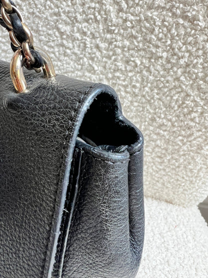 Mulberry Black Regular Lily with Gold Hardware