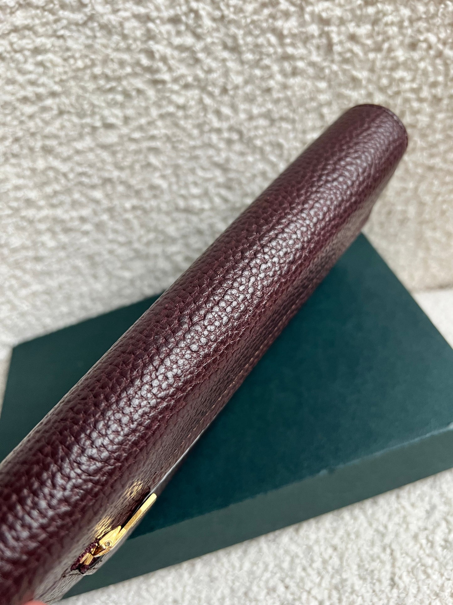 Mulberry Oxblood Continental Wallet (RRP £375)