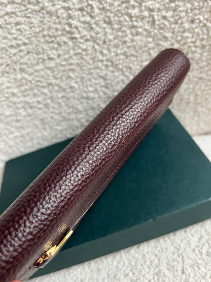 Mulberry Oxblood Continental Wallet (RRP £375)